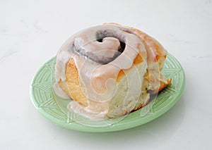 Fresh Baked Cinnamon Roll with Maple Glaze