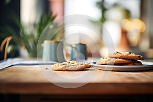 fresh baked cookies in natural light