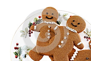 Fresh baked gingerbread men