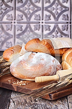 Fresh Baked Loaves of Breads