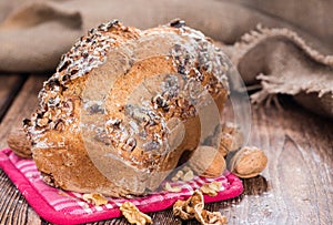 Fresh baked Walnut Bread