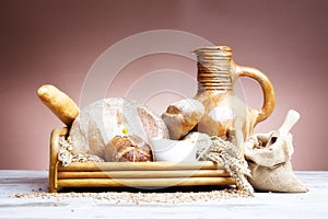 Fresh bakery bread