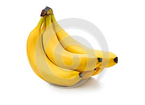 Fresh banana isolated on white