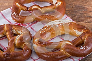 Fresh bavarian pretzels
