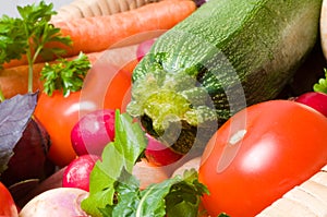 Fresh beautiful vegetables.