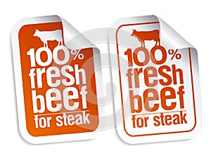 Fresh beef stickers
