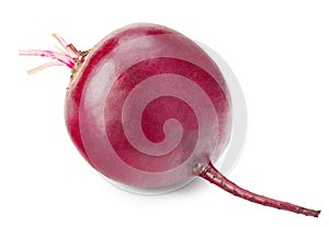 fresh beetroot isolated on a white background