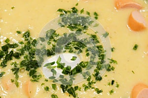 Fresh berlin potato soup