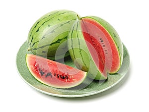 Fresh Big watermelon and slice