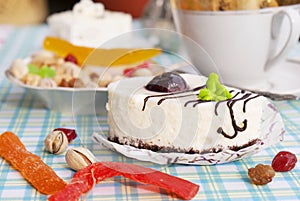 The fresh biscuit cake