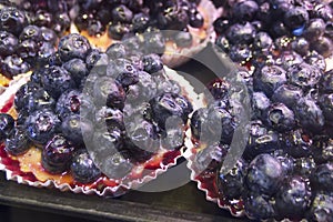 Fresh Blackberry Pies in Vancouvers Grandville Island Market