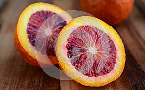 Fresh blood orange