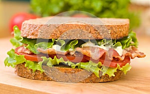 Fresh BLT Sandwich photo