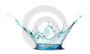 Fresh Blue Water Crown Splash