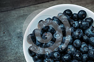 Fresh blueberries