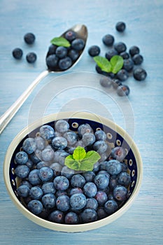 Fresh Blueberries in a bowl