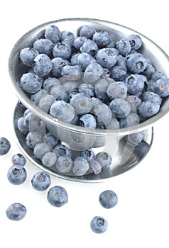 Fresh Blueberries Spilling Out