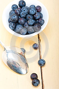 Fresh blueberry bowl