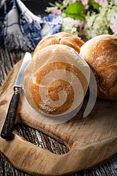 Fresh bread for breakfast