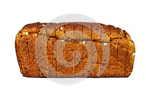 Fresh bread isolated, sliced â€‹â€‹bread