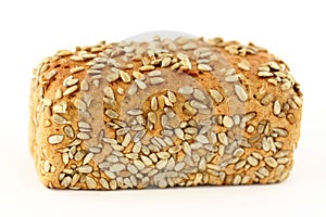 Fresh bread isolated on white