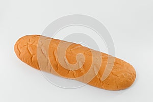 Fresh bread isolated on white background