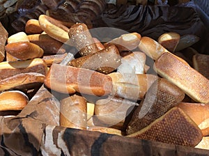 Fresh bread loafs, Israel photo