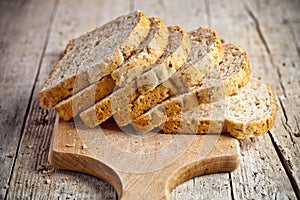 Fresh bread slices