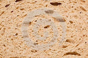 Fresh bread texture. Studio macro photography.