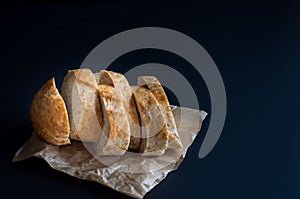 Fresh bread whole-grain bread. grain bread