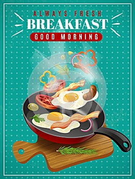 Fresh Breakfast Poster