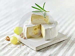 Fresh brie cheese