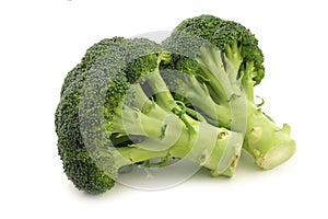 Fresh broccoli florets