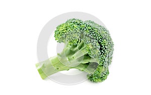 Fresh broccoli isolated on white