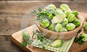 Fresh Brussel sprouts