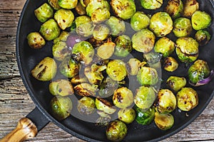 Fresh brussels sprouts