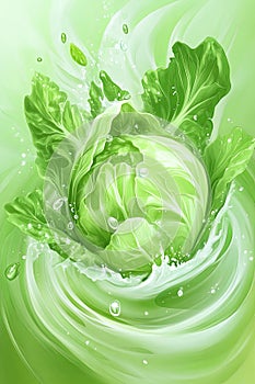 Fresh Cabbage Splash