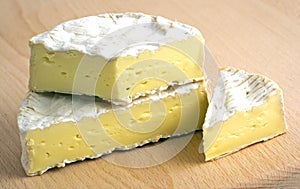 Fresh camembert cheese photo