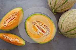Cantaloupe melons