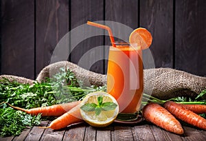 Fresh carrot juice img