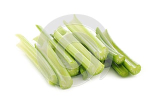 Fresh celery stems