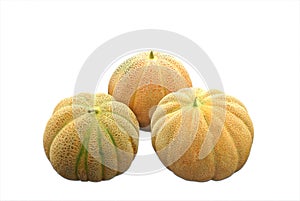 Fresh Charentais melons