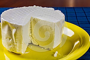 Fresh cheese, Minas Frescal Cheese. Fresh cheese, aka Queijo Minas Fresca, typical cheese from the State of Minas Gerais / Brazil.