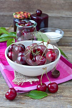 Fresh cherries