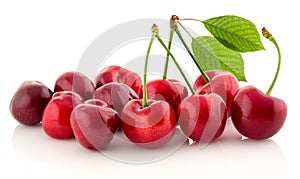 Fresh cherry isolated