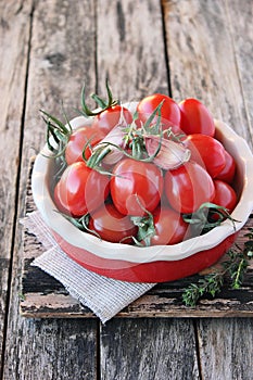 Fresh cherry tomatoes