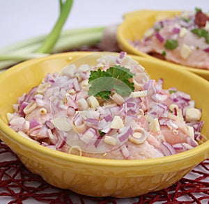 Fresh chicken with asian spices