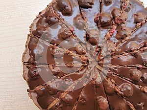 fresh chocolade cake