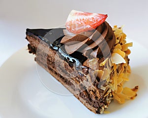 fresh chocolade cake