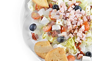 Fresh chopped ham salad